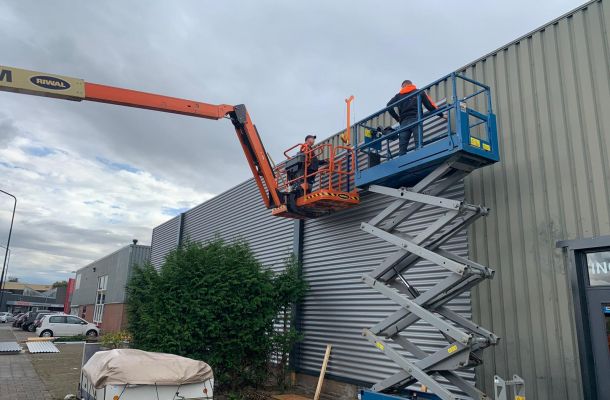 Façade cladding restyling Apeldoorn