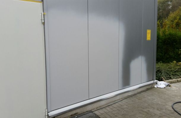 Burglary damage Elektro van den Borre Mol (B)